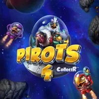 Pirots 4 slot logo by ELK Studios at Hurmio Casino